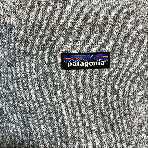 Patagonia Better Sweater Gray 1/4 Zip Fleece Long Sleeve Knit Top Warm Soft XS - Picture 4 of 11